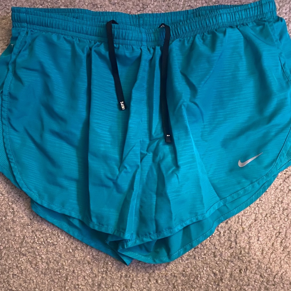 Womens Nike teal/blue Dri-fit shorts